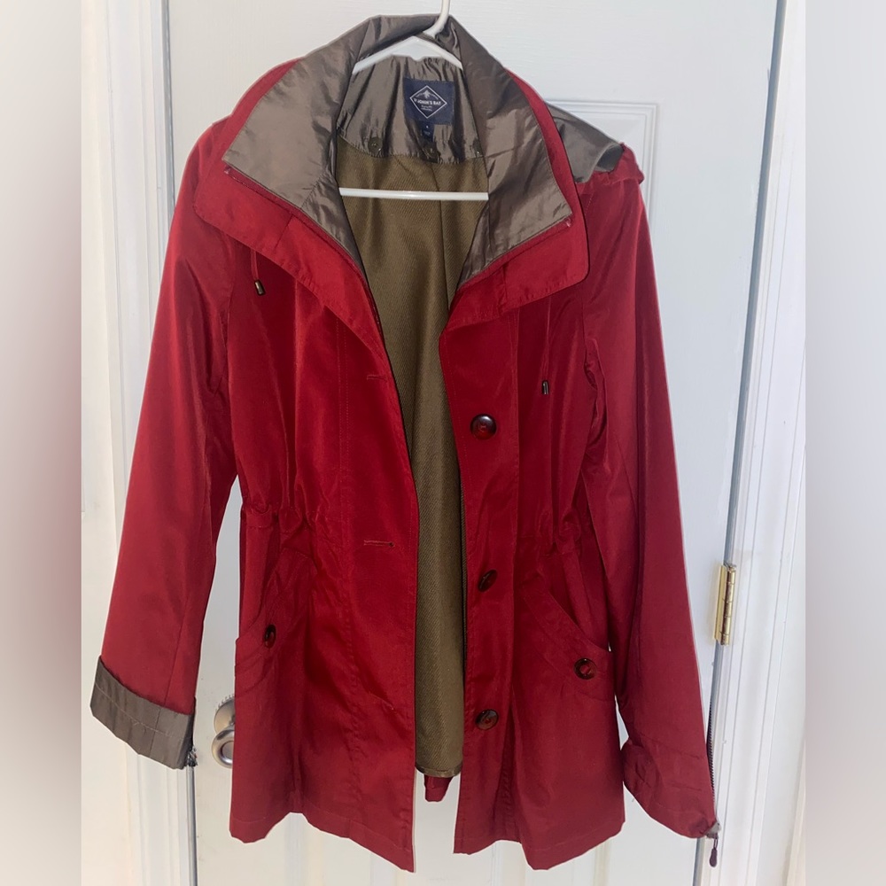 Beautiful red winter coat